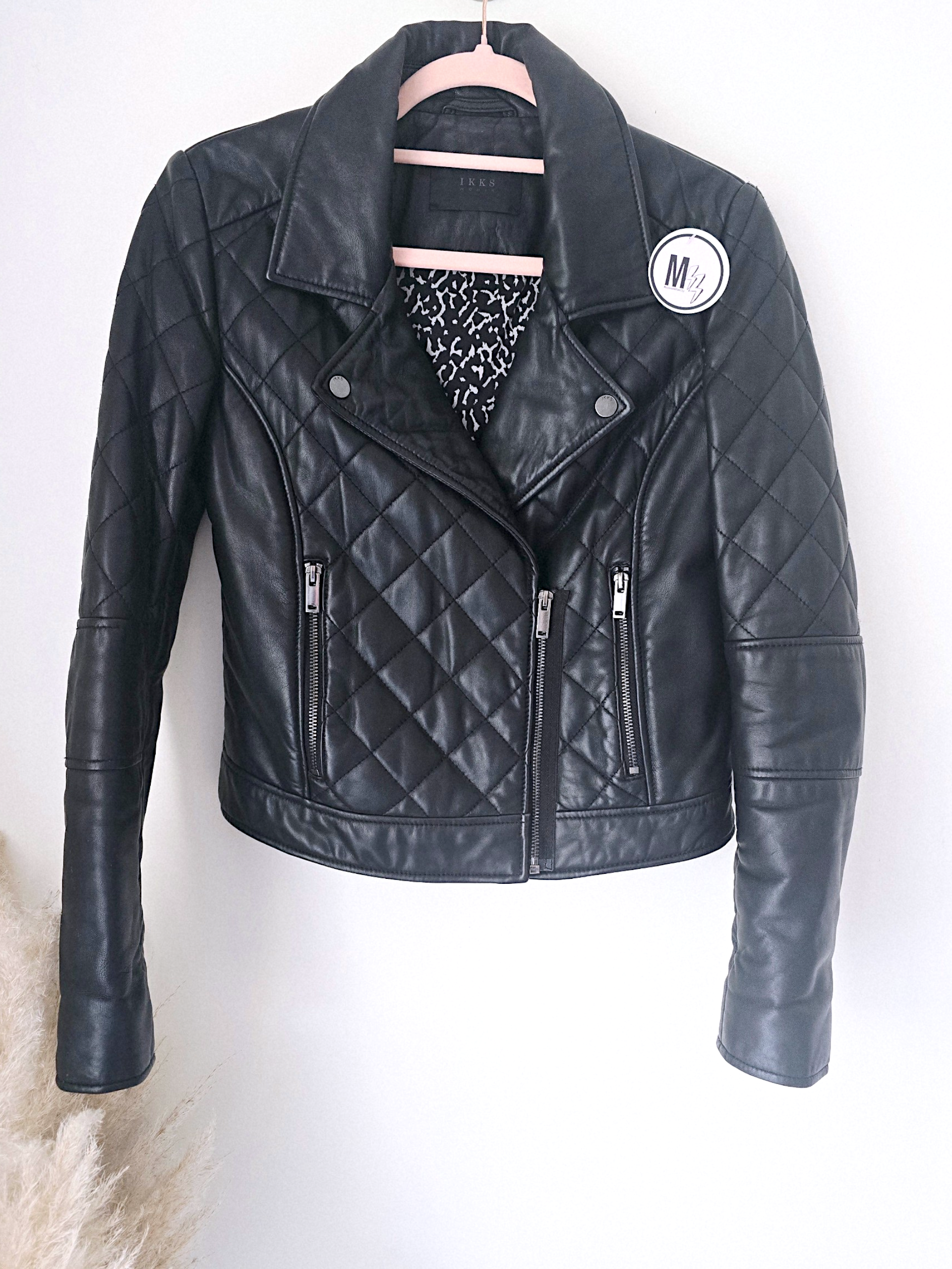 Perfecto noir matelassé 100% cuir - 𝐌𝐚𝐫𝐢𝐧𝐚𝟒𝟒𝐟𝐚𝐦𝐢𝐥𝐲