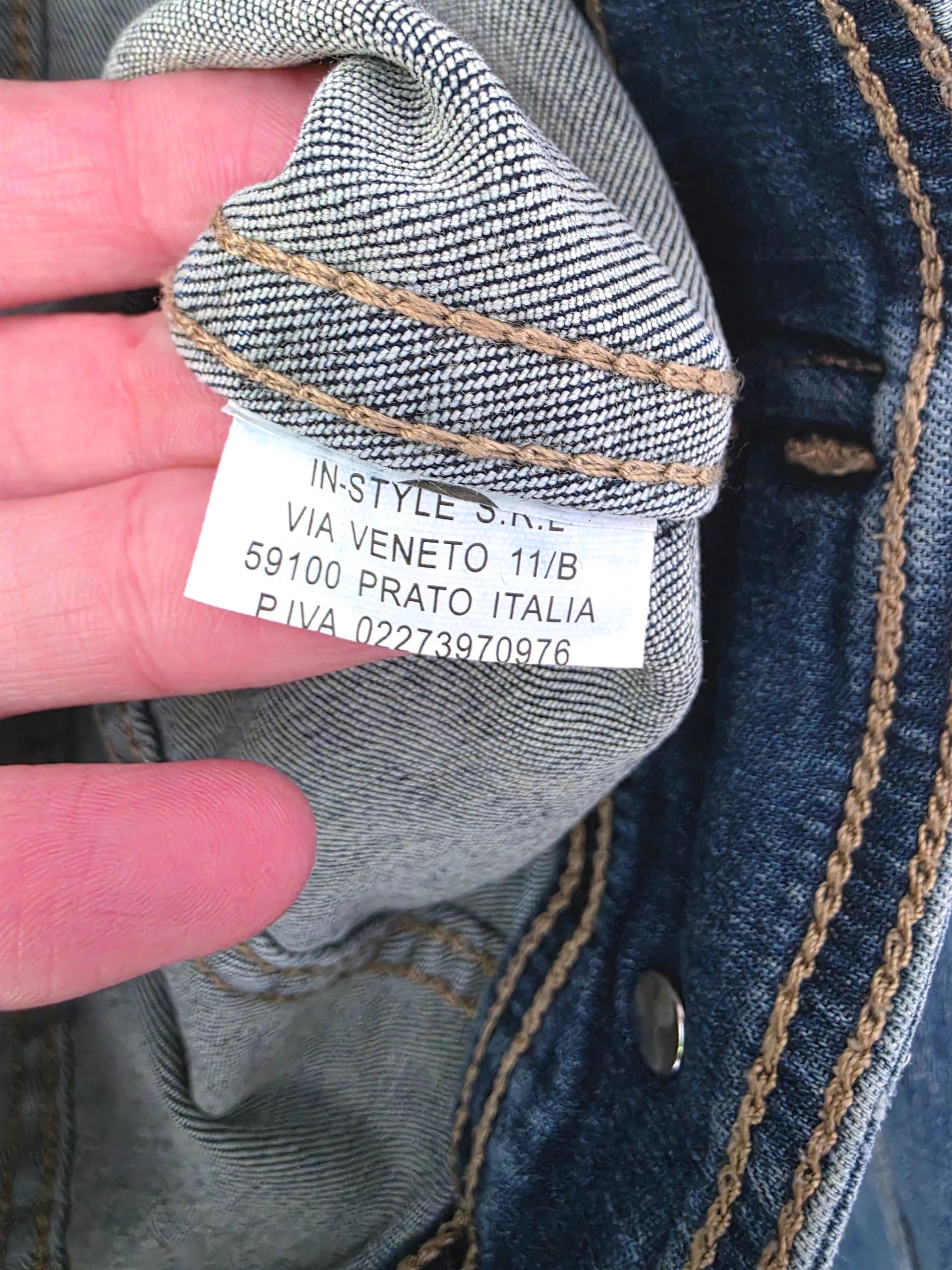 Veste en jean - 𝐌𝐚𝐫𝐢𝐧𝐚𝟒𝟒𝐟𝐚𝐦𝐢𝐥𝐲