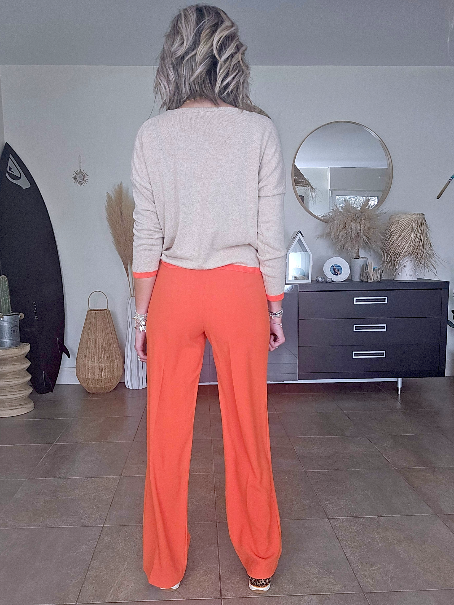 Pantalon palazzo orange - 𝐌𝐚𝐫𝐢𝐧𝐚𝟒𝟒𝐟𝐚𝐦𝐢𝐥𝐲