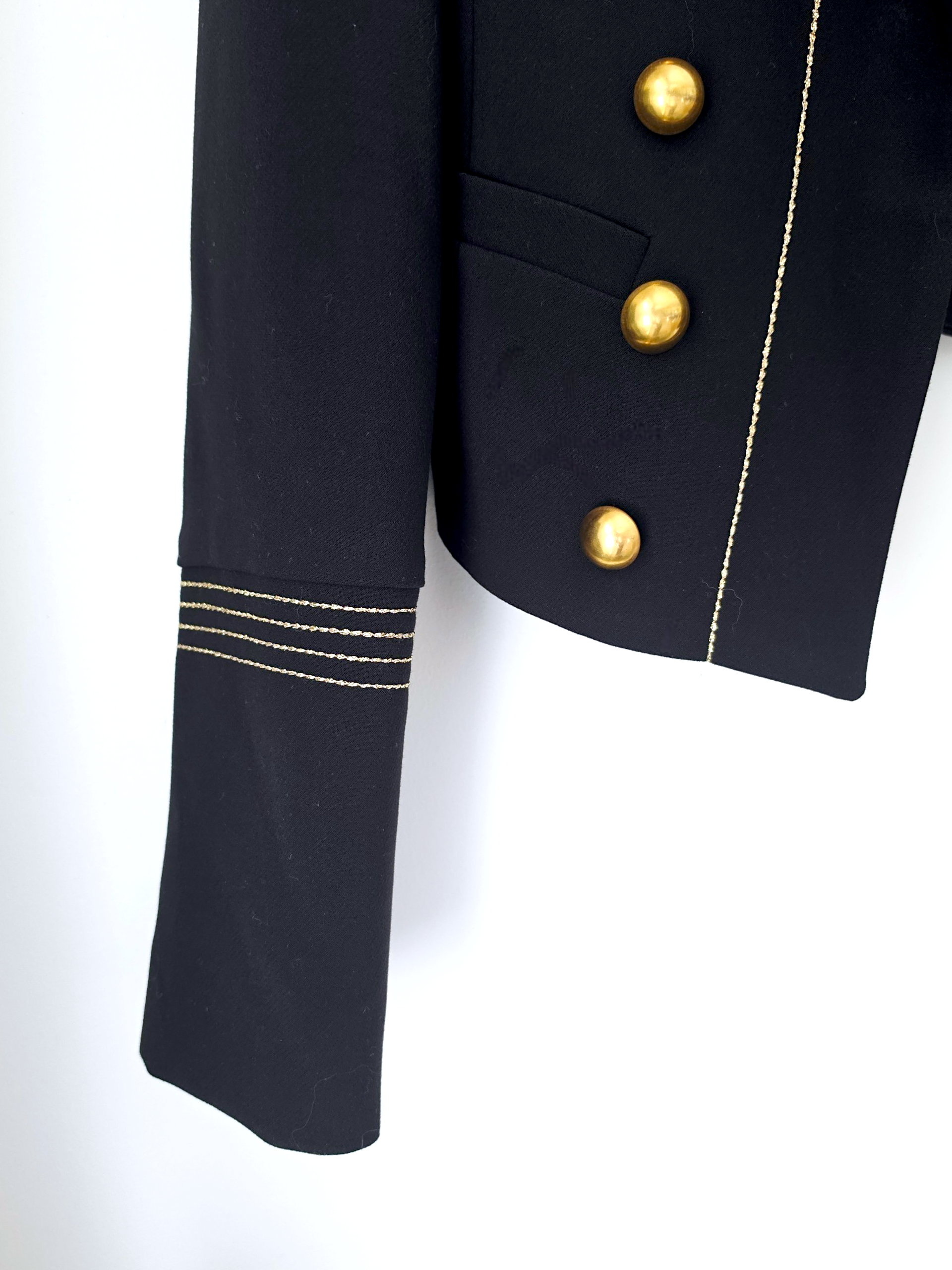 Veste officier noire - 𝐌𝐚𝐫𝐢𝐧𝐚𝟒𝟒𝐟𝐚𝐦𝐢𝐥𝐲