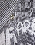 Veste à chevrons & tags + pin's skull rose - 𝐌𝐚𝐫𝐢𝐧𝐚𝟒𝟒𝐟𝐚𝐦𝐢𝐥𝐲