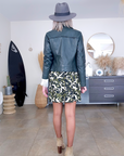 Perfecto vert 100% cuir - 𝐌𝐚𝐫𝐢𝐧𝐚𝟒𝟒𝐟𝐚𝐦𝐢𝐥𝐲