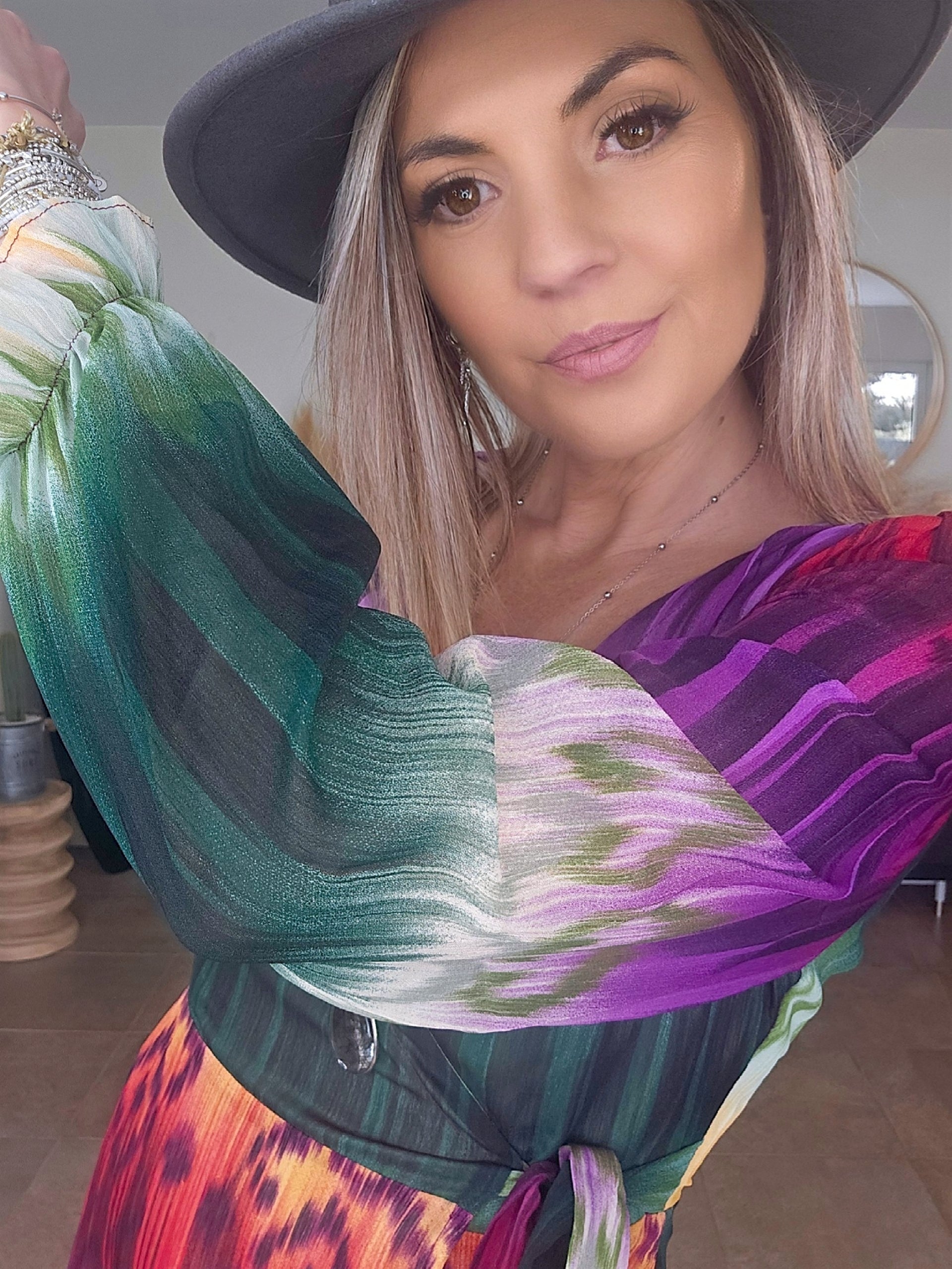 Robe soleil longue tricolore - 𝐌𝐚𝐫𝐢𝐧𝐚𝟒𝟒𝐟𝐚𝐦𝐢𝐥𝐲