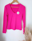 T-shirt en lycra rose fuchsia - 𝐌𝐚𝐫𝐢𝐧𝐚𝟒𝟒𝐟𝐚𝐦𝐢𝐥𝐲