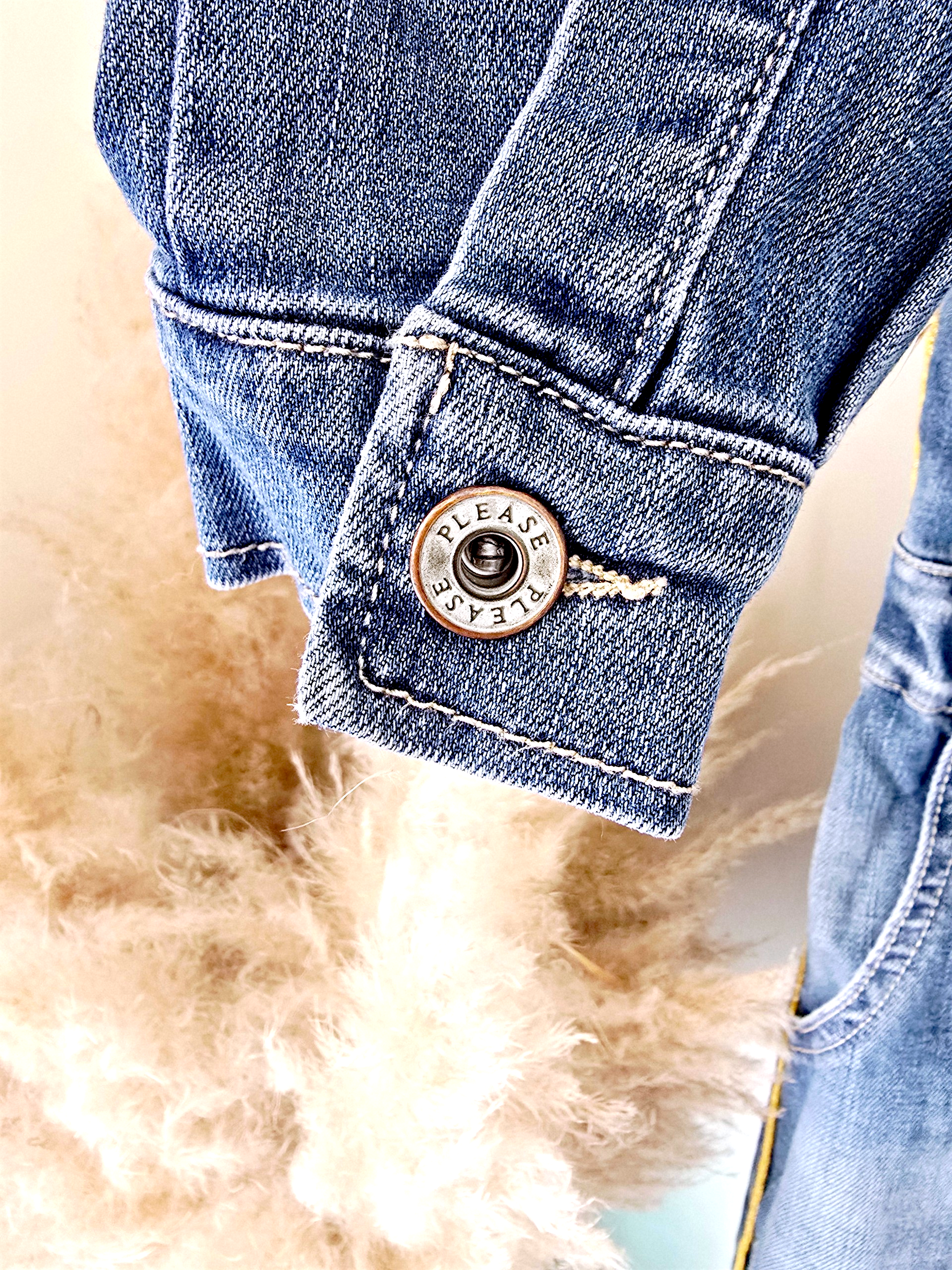 Combinaison en jean bleu délavé - 𝐌𝐚𝐫𝐢𝐧𝐚𝟒𝟒𝐟𝐚𝐦𝐢𝐥𝐲