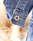 Combinaison en jean bleu délavé - 𝐌𝐚𝐫𝐢𝐧𝐚𝟒𝟒𝐟𝐚𝐦𝐢𝐥𝐲