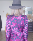 Robe portefeuille zébrée violette - 𝐌𝐚𝐫𝐢𝐧𝐚𝟒𝟒𝐟𝐚𝐦𝐢𝐥𝐲