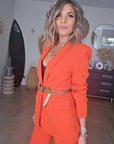Veste chic orange - 𝐌𝐚𝐫𝐢𝐧𝐚𝟒𝟒𝐟𝐚𝐦𝐢𝐥𝐲