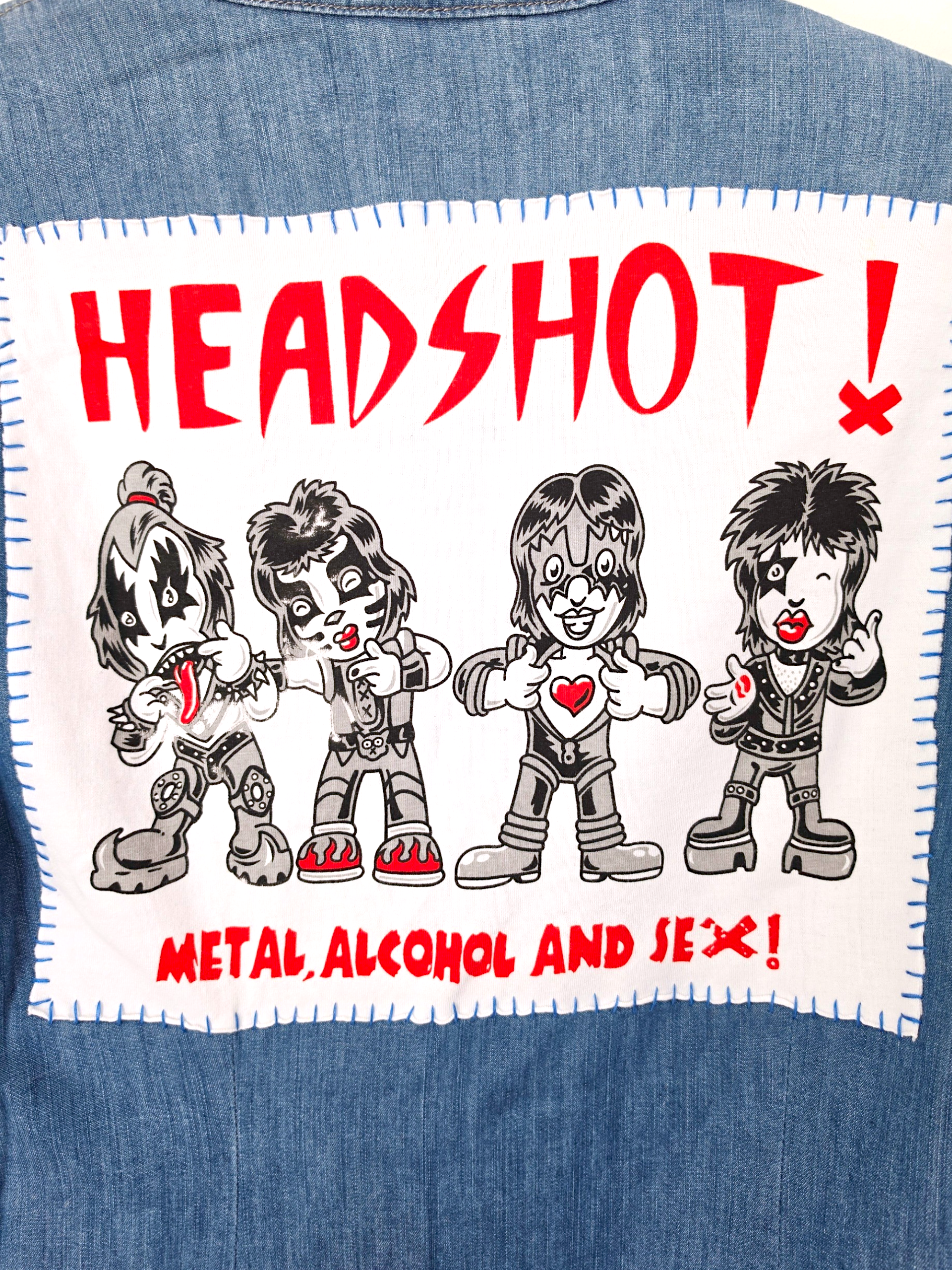 Chemise en jean headshot - 𝐌𝐚𝐫𝐢𝐧𝐚𝟒𝟒𝐟𝐚𝐦𝐢𝐥𝐲