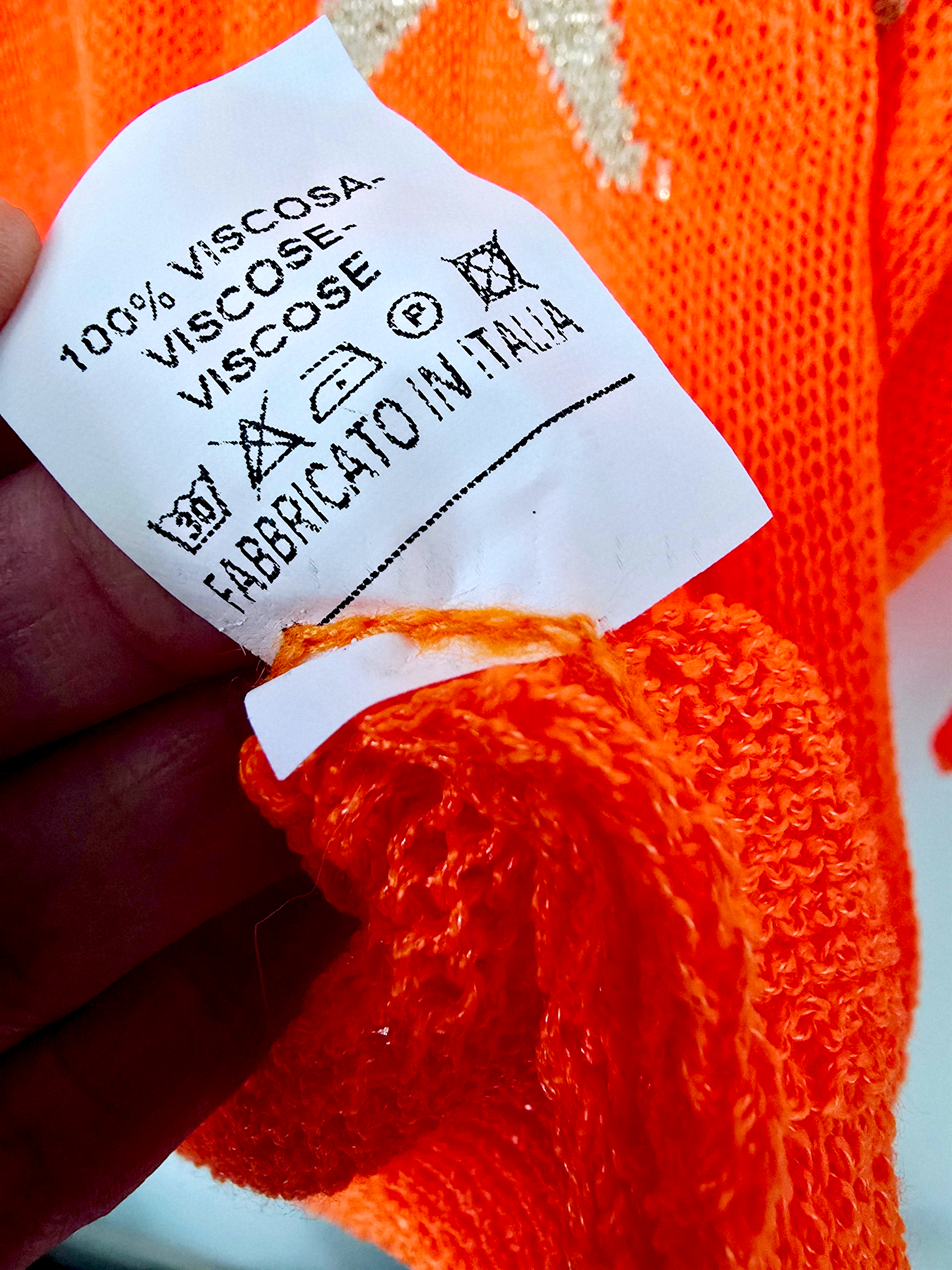 Pull orange fluo bohème - 𝐌𝐚𝐫𝐢𝐧𝐚𝟒𝟒𝐟𝐚𝐦𝐢𝐥𝐲