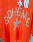Pull orange fluo bohème - 𝐌𝐚𝐫𝐢𝐧𝐚𝟒𝟒𝐟𝐚𝐦𝐢𝐥𝐲