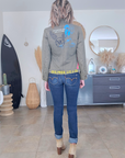 Veste cintrée créateur customisée - 𝐌𝐚𝐫𝐢𝐧𝐚𝟒𝟒𝐟𝐚𝐦𝐢𝐥𝐲