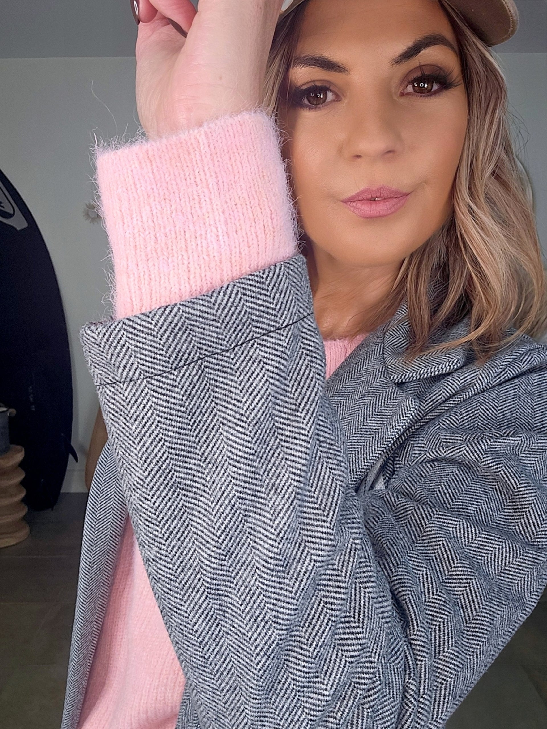 Veste à chevrons &amp; tags + pin's skull rose - 𝐌𝐚𝐫𝐢𝐧𝐚𝟒𝟒𝐟𝐚𝐦𝐢𝐥𝐲
