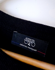 Robe noire maille pull à superposition léopard - 𝐌𝐚𝐫𝐢𝐧𝐚𝟒𝟒𝐟𝐚𝐦𝐢𝐥𝐲