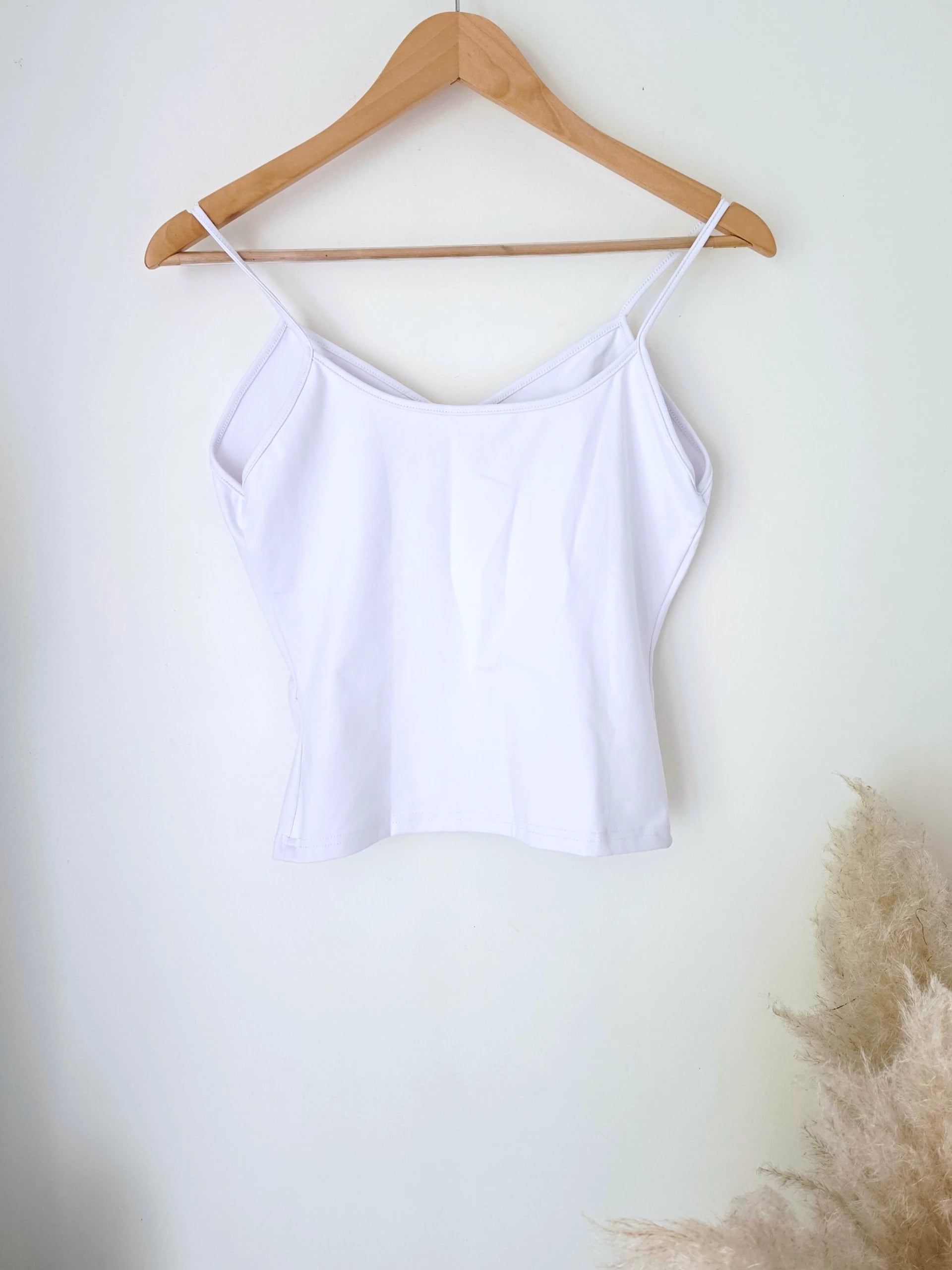 Débardeur blanc en lycra