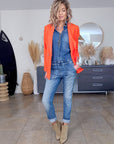 Blazer orange - 𝐌𝐚𝐫𝐢𝐧𝐚𝟒𝟒𝐟𝐚𝐦𝐢𝐥𝐲