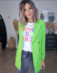 Blazer vert fluo - 𝐌𝐚𝐫𝐢𝐧𝐚𝟒𝟒𝐟𝐚𝐦𝐢𝐥𝐲