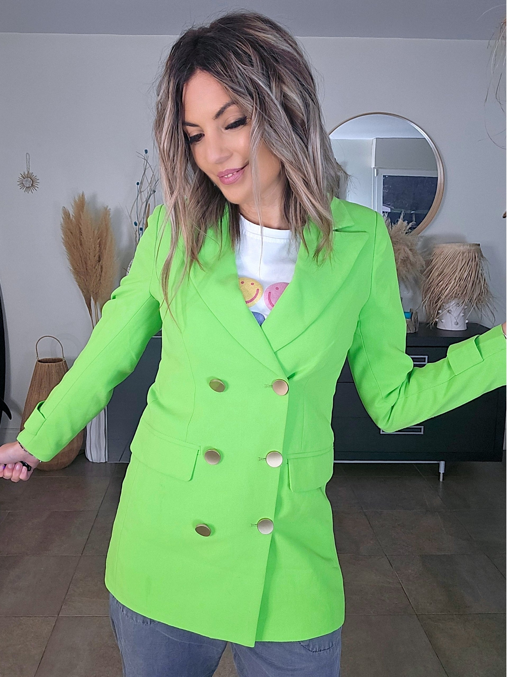 Blazer vert fluo - 𝐌𝐚𝐫𝐢𝐧𝐚𝟒𝟒𝐟𝐚𝐦𝐢𝐥𝐲