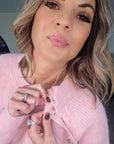 Pull rose à maille chaude - 𝐌𝐚𝐫𝐢𝐧𝐚𝟒𝟒𝐟𝐚𝐦𝐢𝐥𝐲