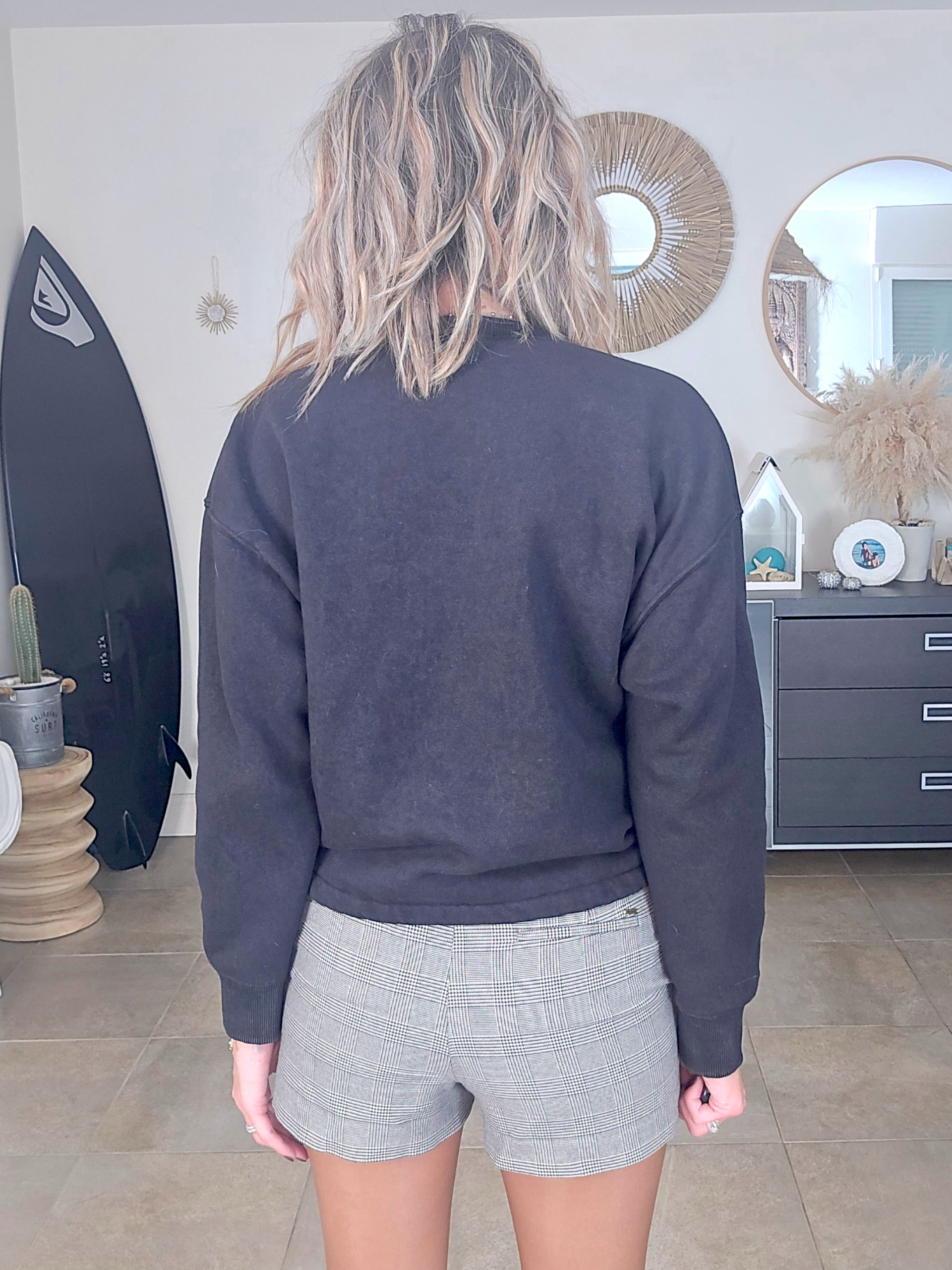 Sweat noir delavé X génération