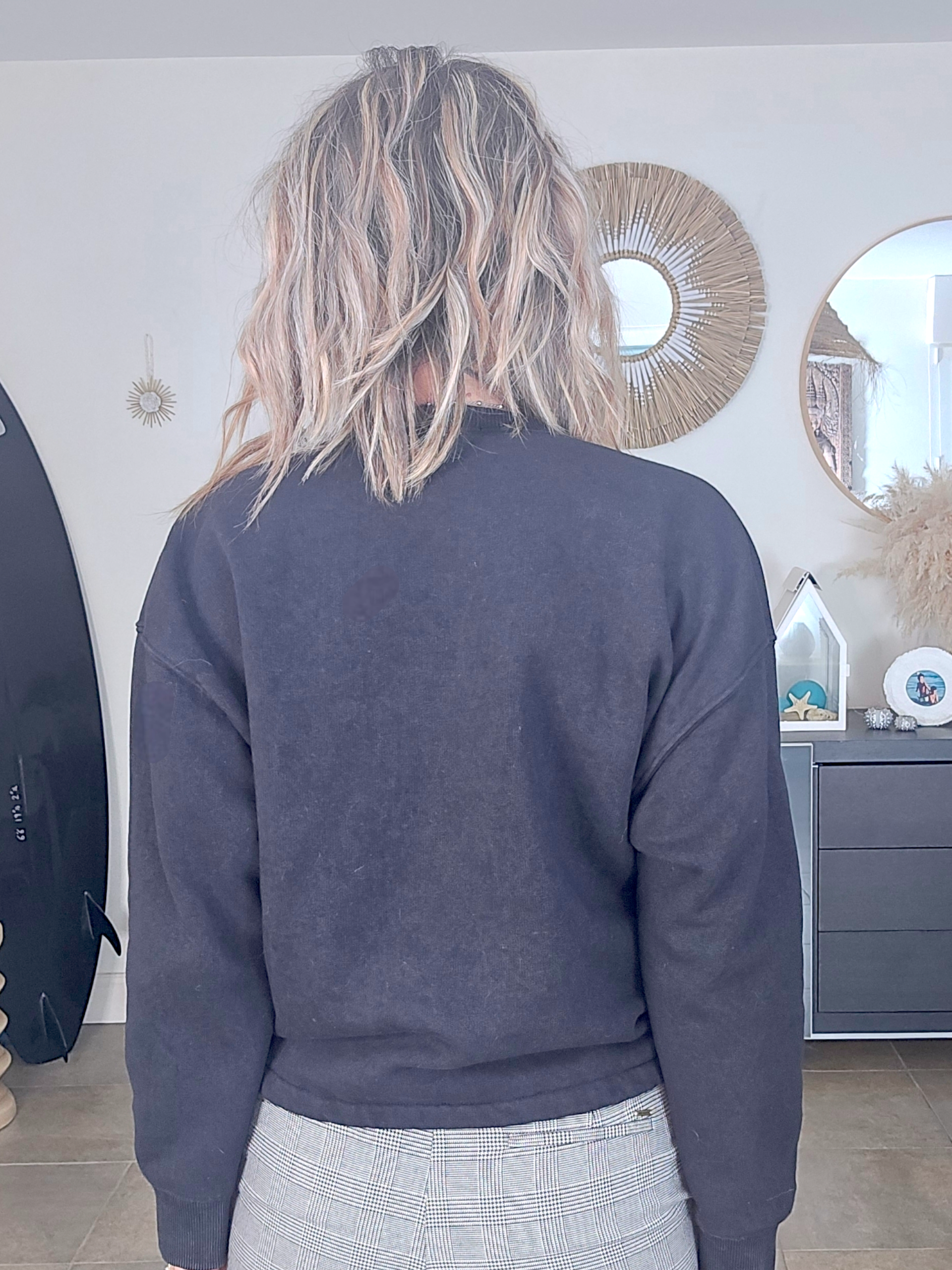 Sweat noir delavé X génération