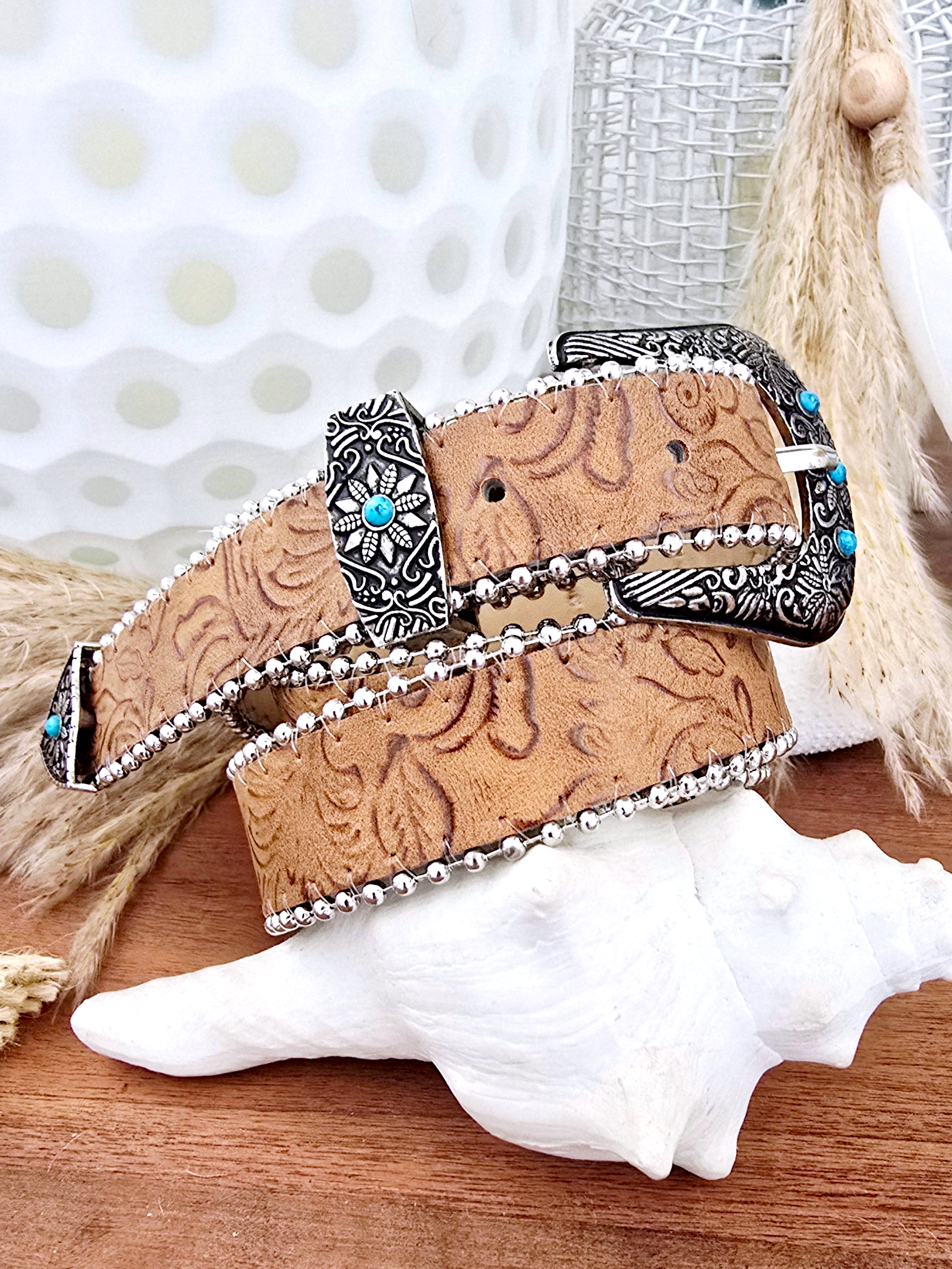 Ceinture beige-tabac - 𝐌𝐚𝐫𝐢𝐧𝐚𝟒𝟒𝐟𝐚𝐦𝐢𝐥𝐲