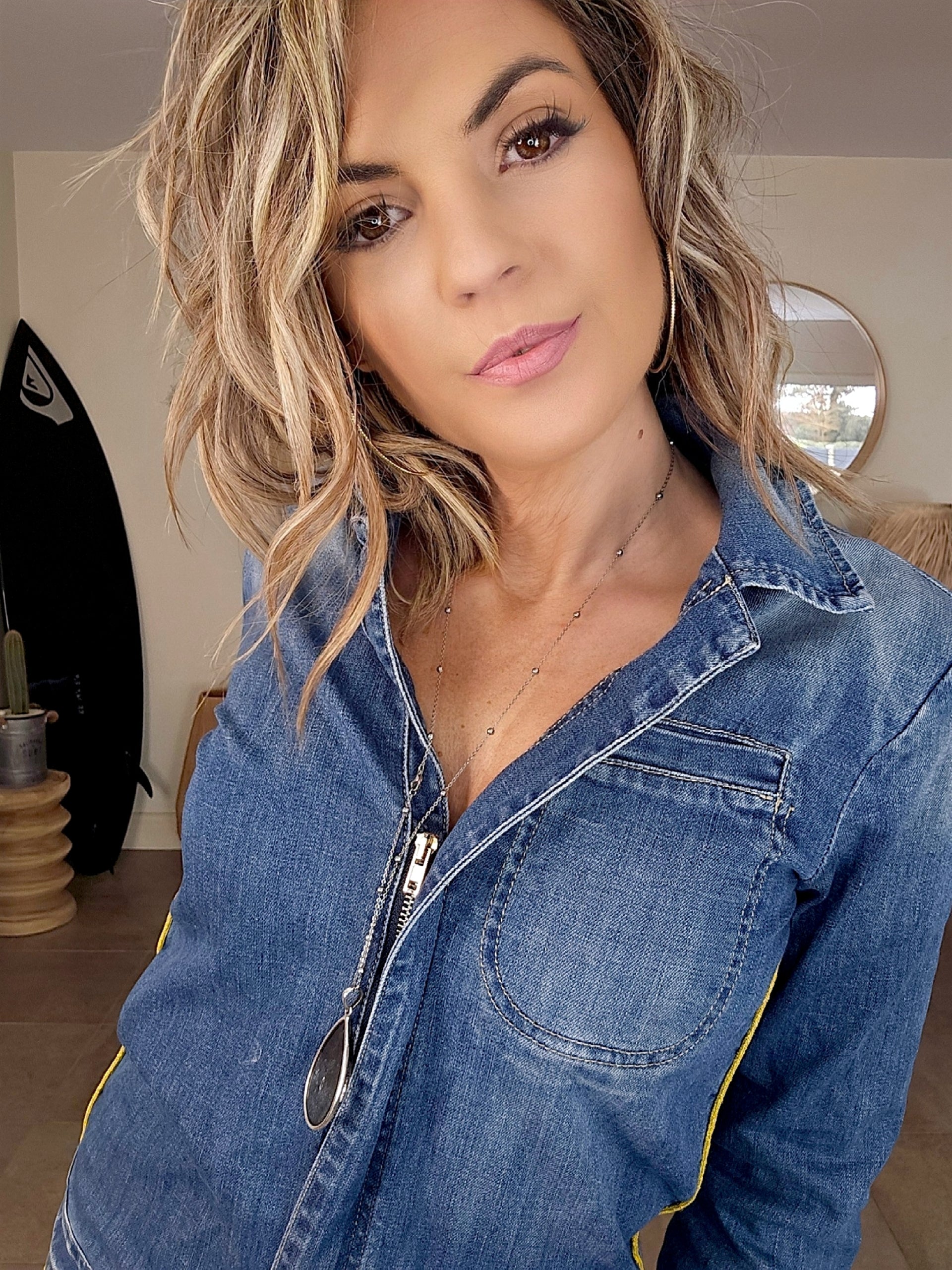 Combinaison en jean bleu délavé - 𝐌𝐚𝐫𝐢𝐧𝐚𝟒𝟒𝐟𝐚𝐦𝐢𝐥𝐲