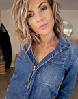 Combinaison en jean bleu délavé - 𝐌𝐚𝐫𝐢𝐧𝐚𝟒𝟒𝐟𝐚𝐦𝐢𝐥𝐲
