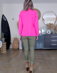 Veste cintrée rose fluo - 𝐌𝐚𝐫𝐢𝐧𝐚𝟒𝟒𝐟𝐚𝐦𝐢𝐥𝐲