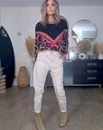 Pull vintage à maille chaude et douce - 𝐌𝐚𝐫𝐢𝐧𝐚𝟒𝟒𝐟𝐚𝐦𝐢𝐥𝐲