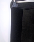 Legging noir bi-matière avec cuir - 𝐌𝐚𝐫𝐢𝐧𝐚𝟒𝟒𝐟𝐚𝐦𝐢𝐥𝐲