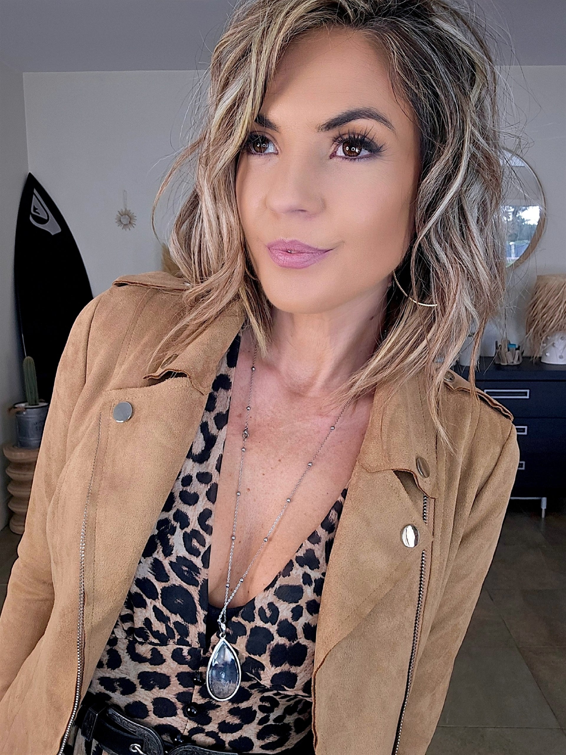 Perfecto suédine tabac - 𝐌𝐚𝐫𝐢𝐧𝐚𝟒𝟒𝐟𝐚𝐦𝐢𝐥𝐲