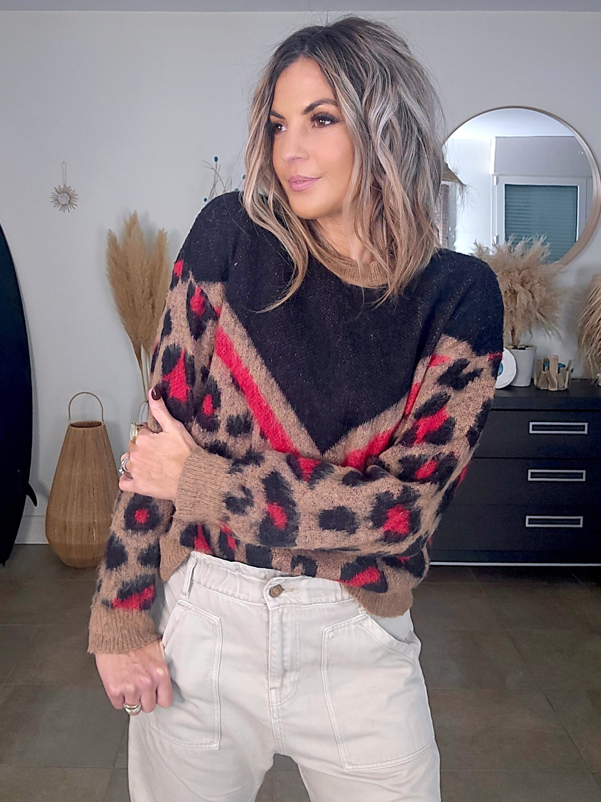 Pull vintage à maille chaude et douce - 𝐌𝐚𝐫𝐢𝐧𝐚𝟒𝟒𝐟𝐚𝐦𝐢𝐥𝐲