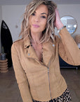 Perfecto suédine tabac - 𝐌𝐚𝐫𝐢𝐧𝐚𝟒𝟒𝐟𝐚𝐦𝐢𝐥𝐲