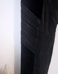 Legging noir bi-matière avec cuir - 𝐌𝐚𝐫𝐢𝐧𝐚𝟒𝟒𝐟𝐚𝐦𝐢𝐥𝐲