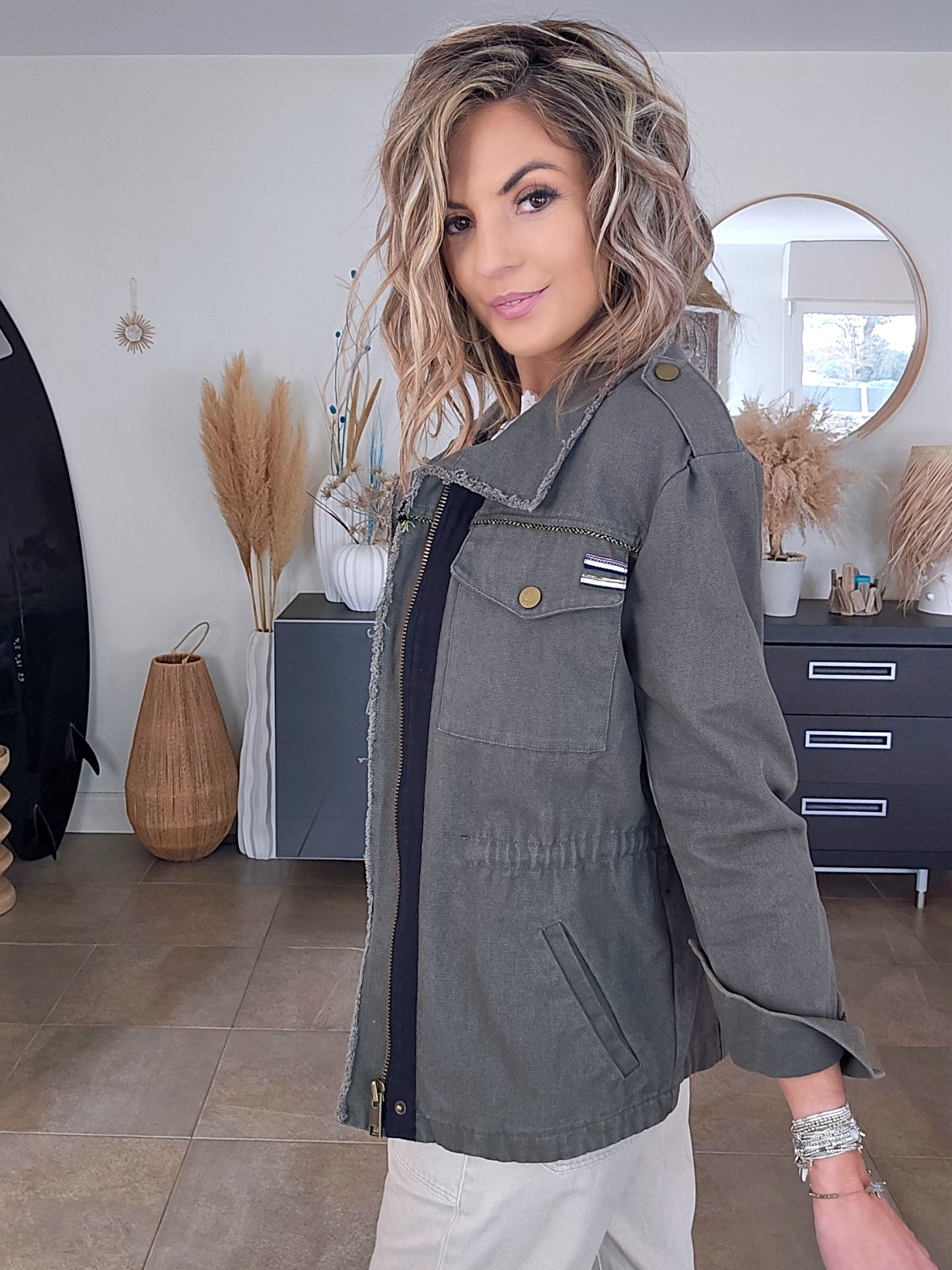 Saharienne kaki Crazy - 𝐌𝐚𝐫𝐢𝐧𝐚𝟒𝟒𝐟𝐚𝐦𝐢𝐥𝐲