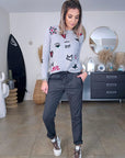 Pantalon jeeging gris anthracite - 𝐌𝐚𝐫𝐢𝐧𝐚𝟒𝟒𝐟𝐚𝐦𝐢𝐥𝐲
