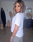 Haut blanc smiley orange fluo - 𝐌𝐚𝐫𝐢𝐧𝐚𝟒𝟒𝐟𝐚𝐦𝐢𝐥𝐲