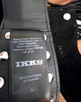 Ceinture noire cloutée 100% cuir - 𝐌𝐚𝐫𝐢𝐧𝐚𝟒𝟒𝐟𝐚𝐦𝐢𝐥𝐲