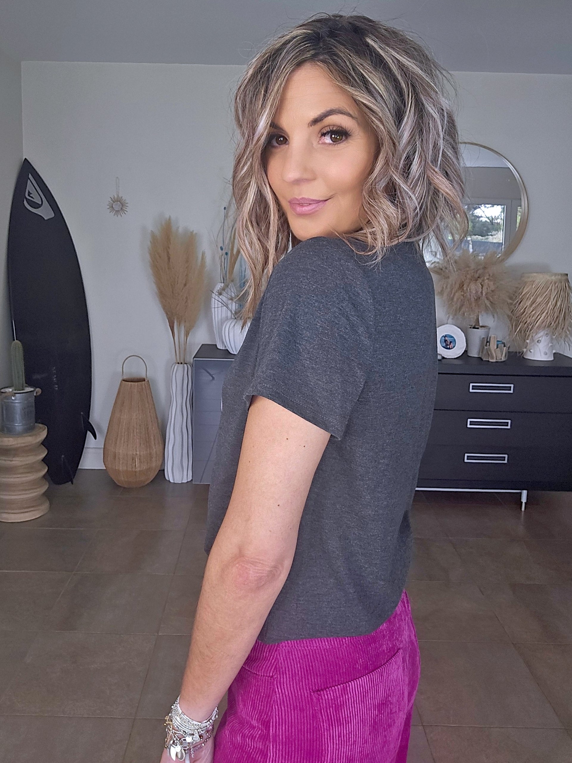 T-shirt gris anthracite éclair - 𝐌𝐚𝐫𝐢𝐧𝐚𝟒𝟒𝐟𝐚𝐦𝐢𝐥𝐲