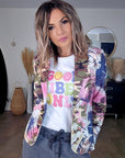 Veste cintrée camouflage avec strass au dos - 𝐌𝐚𝐫𝐢𝐧𝐚𝟒𝟒𝐟𝐚𝐦𝐢𝐥𝐲
