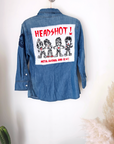 Chemise en jean headshot - 𝐌𝐚𝐫𝐢𝐧𝐚𝟒𝟒𝐟𝐚𝐦𝐢𝐥𝐲