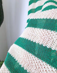Haut en coton à maille rayé vert - 𝐌𝐚𝐫𝐢𝐧𝐚𝟒𝟒𝐟𝐚𝐦𝐢𝐥𝐲