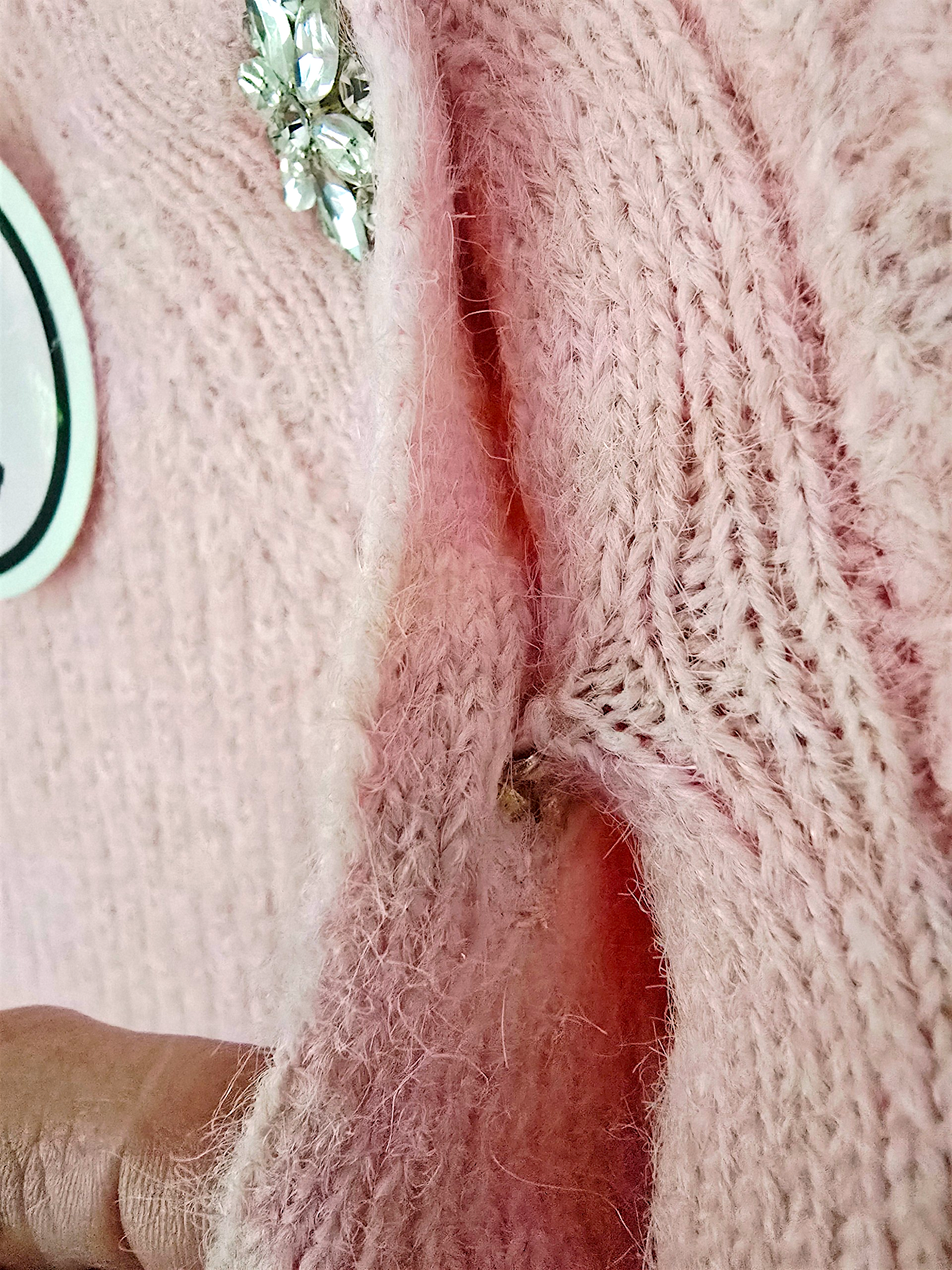 Pull rose à maille chaude - 𝐌𝐚𝐫𝐢𝐧𝐚𝟒𝟒𝐟𝐚𝐦𝐢𝐥𝐲