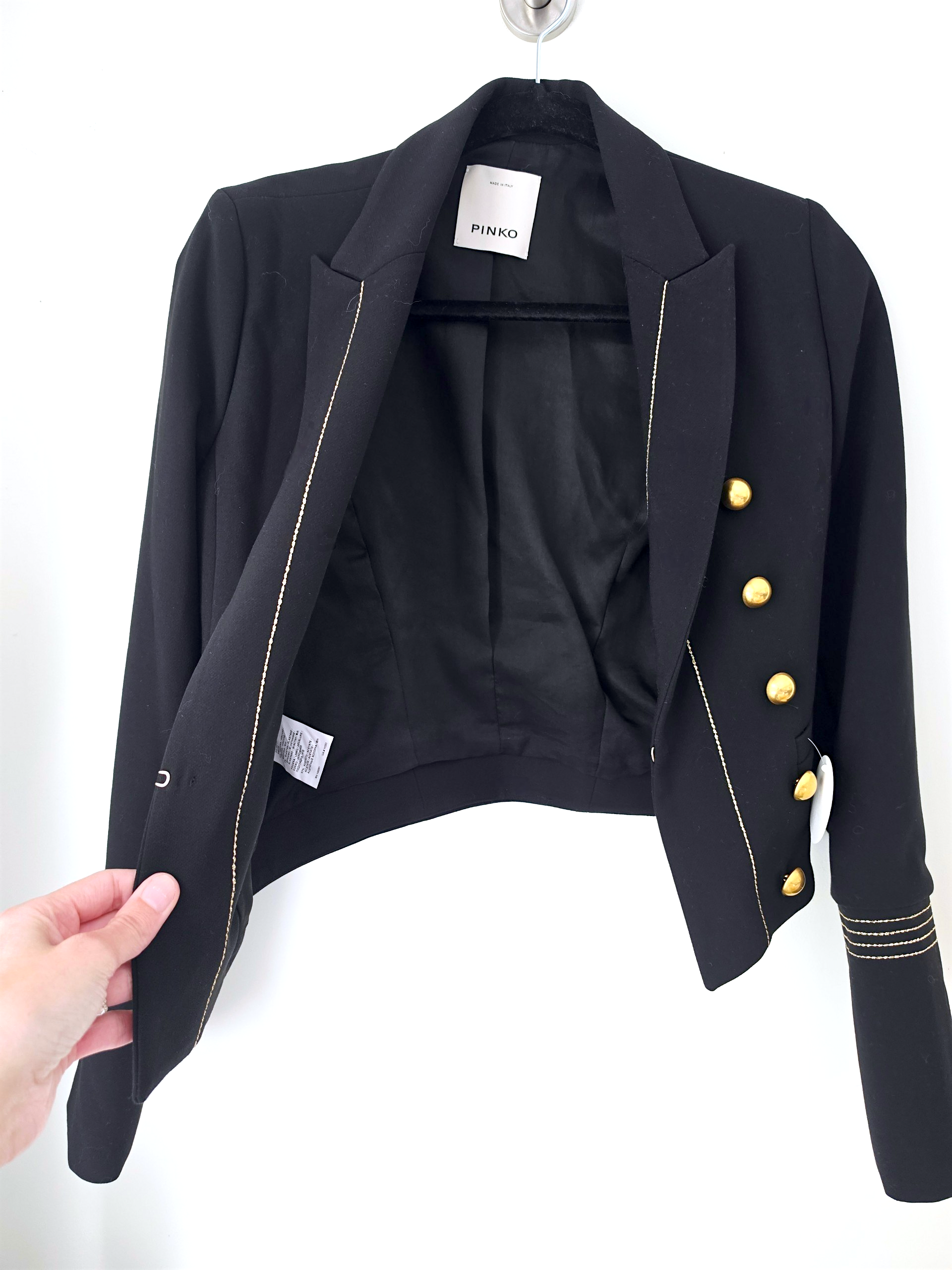 Veste officier noire - 𝐌𝐚𝐫𝐢𝐧𝐚𝟒𝟒𝐟𝐚𝐦𝐢𝐥𝐲