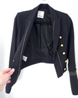 Veste officier noire - 𝐌𝐚𝐫𝐢𝐧𝐚𝟒𝟒𝐟𝐚𝐦𝐢𝐥𝐲