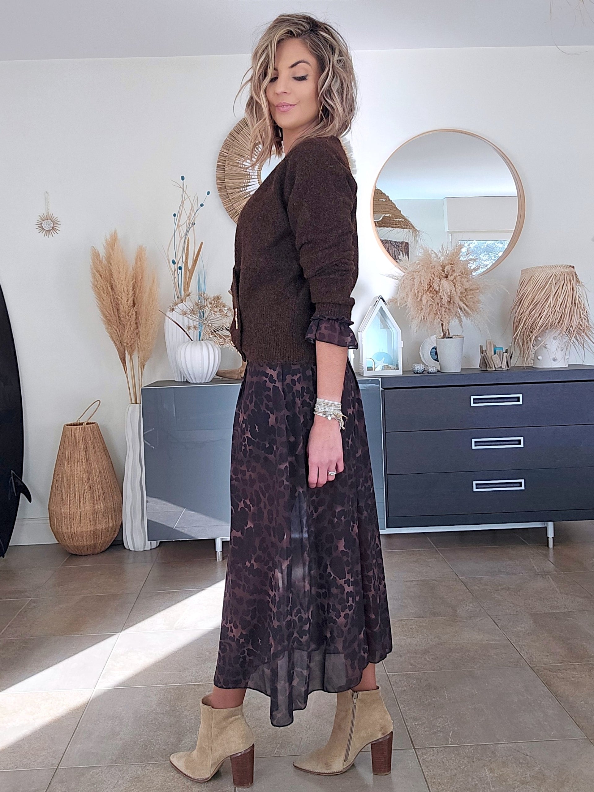 Pull cache cœur marron - 𝐌𝐚𝐫𝐢𝐧𝐚𝟒𝟒𝐟𝐚𝐦𝐢𝐥𝐲