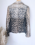 Veste en jean à imprimé léopard - 𝐌𝐚𝐫𝐢𝐧𝐚𝟒𝟒𝐟𝐚𝐦𝐢𝐥𝐲