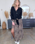Cardigan noir à boucle dorée - 𝐌𝐚𝐫𝐢𝐧𝐚𝟒𝟒𝐟𝐚𝐦𝐢𝐥𝐲