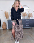 Cardigan noir à boucle dorée - 𝐌𝐚𝐫𝐢𝐧𝐚𝟒𝟒𝐟𝐚𝐦𝐢𝐥𝐲
